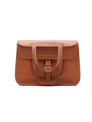 HERMES Halzan 25 - Gold with Gold Hardware [Y]