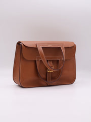 HERMES Halzan 25 - Gold with Gold Hardware [Y]