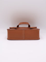 HERMES Halzan 25 - Gold with Gold Hardware [Y]