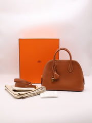 HERMES Bolide 25 - Gold with Gold Hardware [Z]