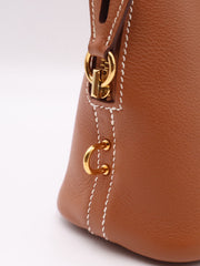 HERMES Bolide 25 - Gold with Gold Hardware [Z]