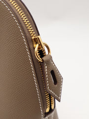 HERMES Bolide 25 - Etoupe with Gold Hardware [B]