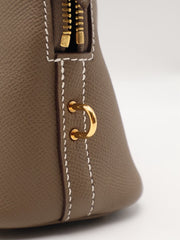 HERMES Bolide 25 - Etoupe with Gold Hardware [B]