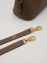 HERMES Bolide 25 - Etoupe with Gold Hardware [B]