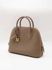 HERMES Bolide 25 - Etoupe with Gold Hardware [B]