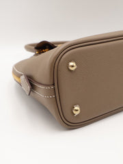 HERMES Bolide 25 - Etoupe with Gold Hardware [B]