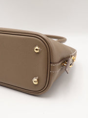 HERMES Bolide 25 - Etoupe with Gold Hardware [B]