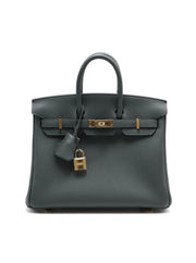 HERMES Birkin 25 - Vert Mangrove with Champagne Gold Hardware