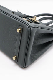 HERMES Birkin 25 - Vert Mangrove with Champagne Gold Hardware