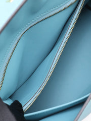 HERMES Kelly 25 - Bleu Atoll with Gold Hardware [T]