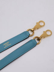 HERMES Kelly 25 - Bleu Atoll with Gold Hardware [T]