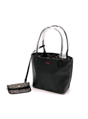 GOYARD Goyardine Mini Anjou Reversible Tote – Black