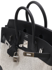 HERMES Birkin 25 - Panda White / Black with Palladium Hardware