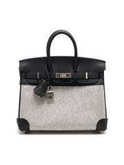 HERMES Birkin 25 - Panda White / Black with Palladium Hardware