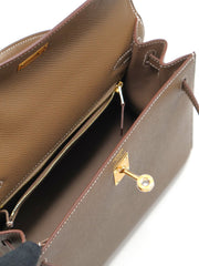 HERMES Kelly 25 - Etoupe with Gold Hardware