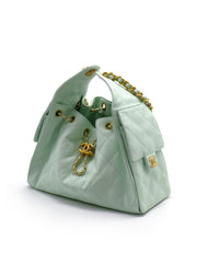 CHANEL 25 Hobo Bag Small - Mint Green with Gold Hardware