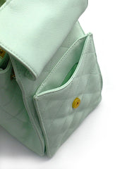 CHANEL 25 Hobo Bag Small - Mint Green with Gold Hardware