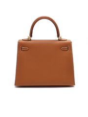 HERMES Kelly 25 - Gold with Gold Hardware