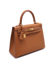 HERMES Kelly 25 - Gold with Gold Hardware