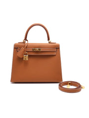 HERMES Kelly 25 - Gold with Gold Hardware