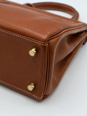 HERMES Kelly 25 Sellier - Gold with Gold Hardware [Z]