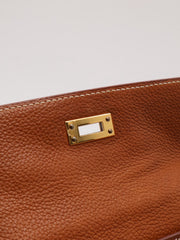 HERMES Kelly 25 Sellier - Gold with Gold Hardware [Z]