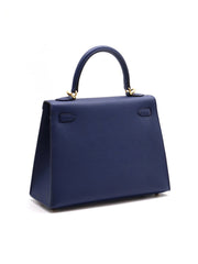 HERMES Kelly 25 - Bleu Navy with Gold Hardware