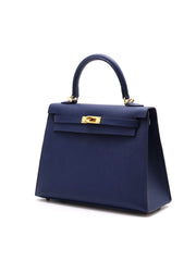 HERMES Kelly 25 - Bleu Navy with Gold Hardware