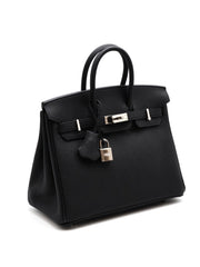HERMES Birkin 25 - Noir with Palladium Hardware