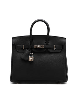 HERMES Birkin 25 - Noir with Palladium Hardware