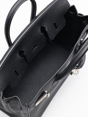 HERMES Birkin 25 - Noir with Palladium Hardware
