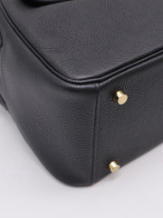 HERMES Lindy 26 - Noir with Gold Hardware [Z]