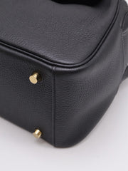 HERMES Lindy 26 - Noir with Gold Hardware [Z]