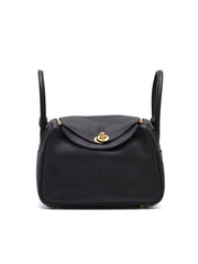 HERMES Lindy 26 - Noir with Gold Hardware [Z]