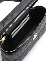CHANEL 26C Grained Calfskin Vanity Case - Black with Gold Hardware