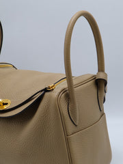 HERMES Lindy 26 - Trench / Gold [Z]