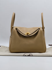 HERMES Lindy 26 - Trench / Gold [Z]
