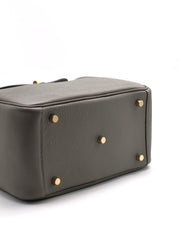 HERMES Lindy 26 - Gris Meyer with Gold Hardware