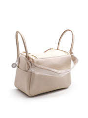 HERMES Lindy 26 - Craie with Gold Hardware