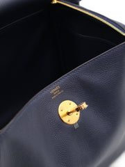 HERMES Lindy 26 - Bleu Nuit with Gold Hardware