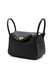 HERMES Lindy 26 - Noir with Gold Hardware