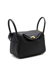 HERMES Lindy 26 - Noir with Gold Hardware