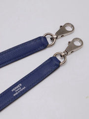 HERMES Kelly 28 - Bleu Brighton/Capucine with Palladium Hardware [C]