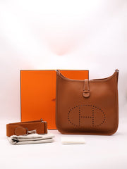 HERMES Evelyne 29 - Gold with Palladium Hardware [W]