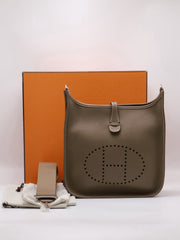 HERMES Evelyne 29 - Etoupe with Palladium Hardware [G]