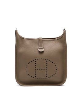 HERMES Evelyne 29 - Etoupe with Palladium Hardware [G]