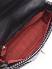 CHANEL 19 Quilted Lambskin Flap Bag 30 - Black with Gold Hardware [Series 28]