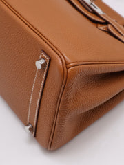 HERMES Birkin 30 - Gold with Palladium Hardware [🄹]