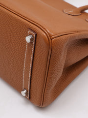 HERMES Birkin 30 - Gold with Palladium Hardware [🄹]