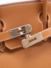 HERMES Birkin 30 - Gold with Palladium Hardware [🄹]